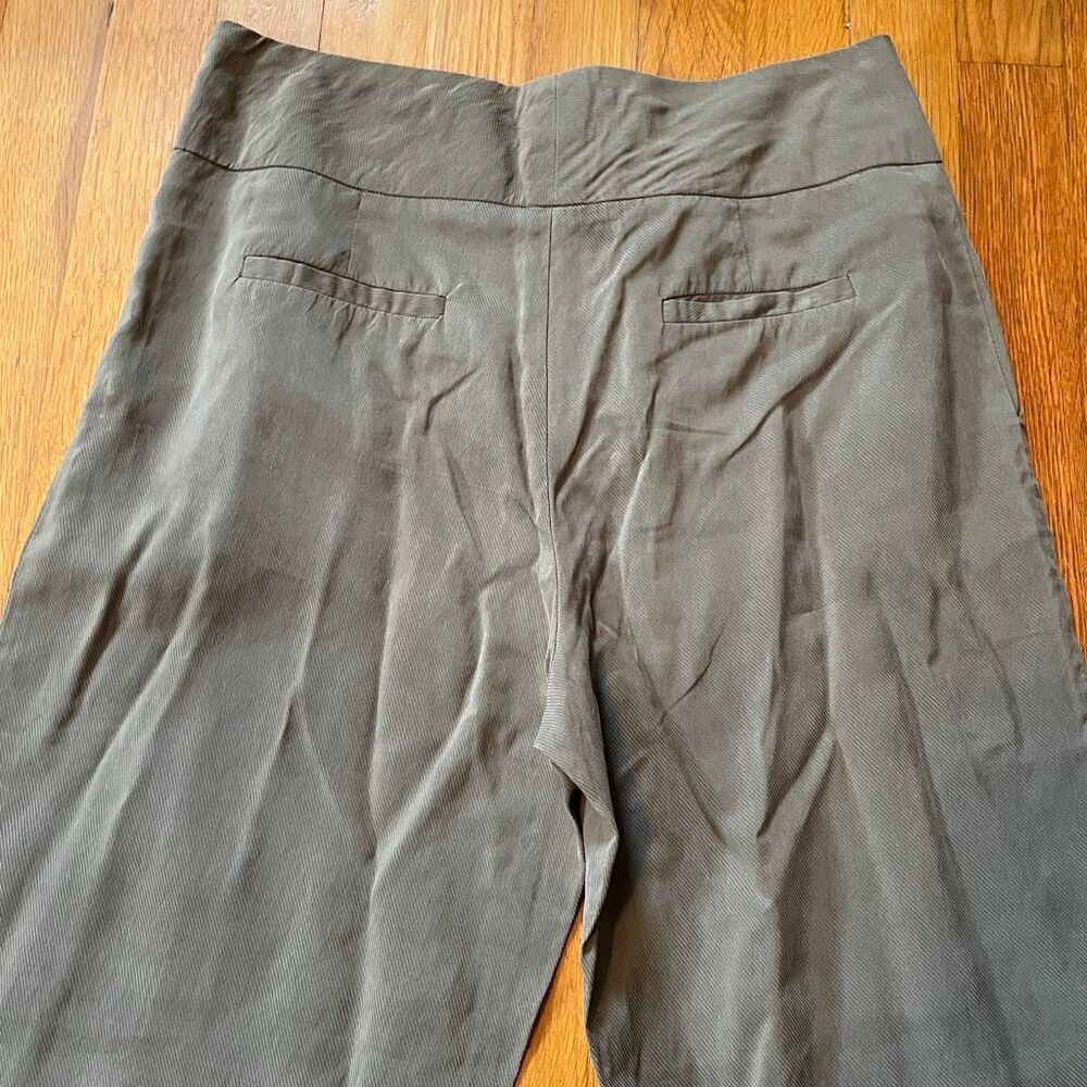 ANTHROPOLOGIE | daughters of the liberation | light army green wide leg pants 6 - Picture 9 of 9